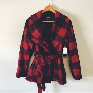 New with tags coffee Shop New York plaid jacket